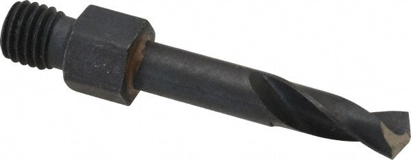 Hertel 953HS10SS-209 Threaded Shank Drill Bit #10, 135 &deg Point, 1/4-28 Shank, High Speed Steel