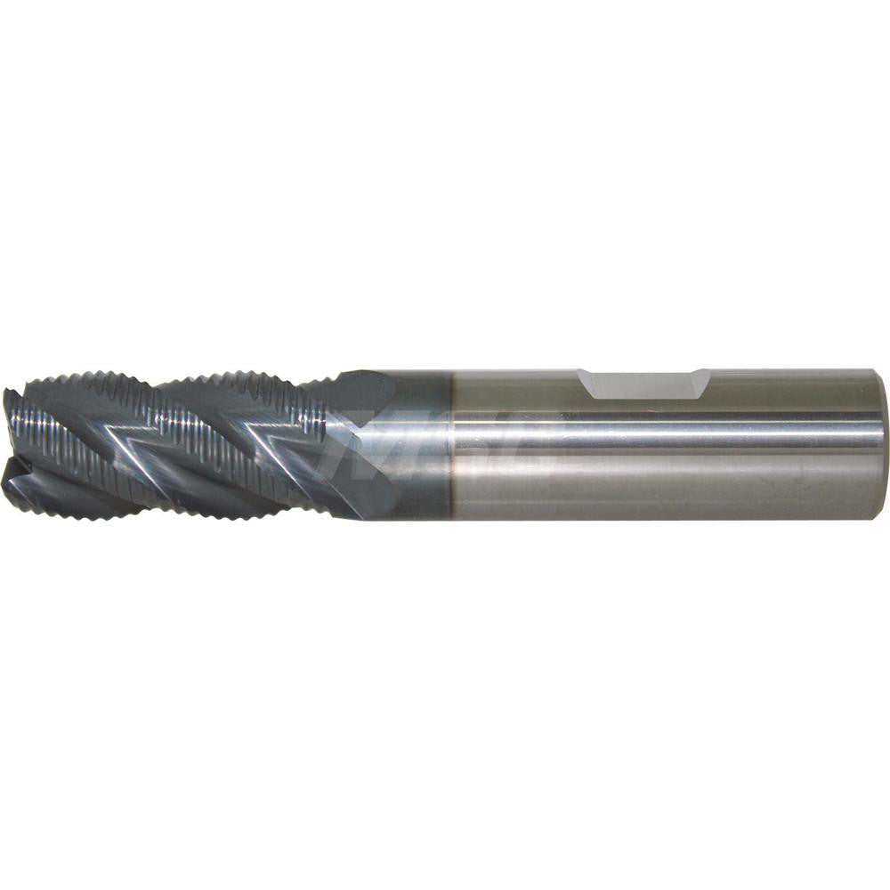 ProMax 101-03234 Roughing End Mill 1/2" Dia, 4 Flutes, Corner Radius End, Solid Carbide