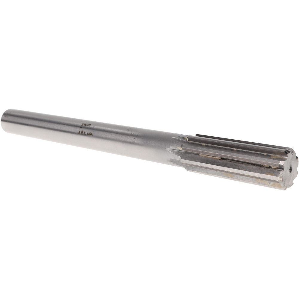 Rock River Tool Inc. 248032 Chucking Reamer 1" Dia, 10-1/2" OAL, 2-3/4" Flute Length, Straight Flute, Straight-Cylindrical Shank, Carbide-Tipped
