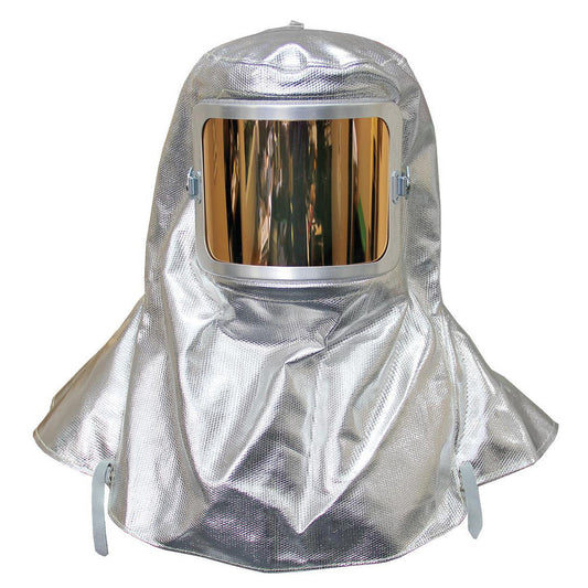 Chicago Protective Apparel 0647-AKV Arc Flash & FR Hoods Protection Type Flame  Hood Type Hood  Size Universal  Color Silver  Hood Material Kevlar  Window Material Polycarbonate