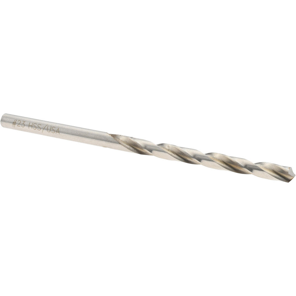 Titan USA CD40823 Jobber Drill #23, 118 deg Point, High Speed Steel