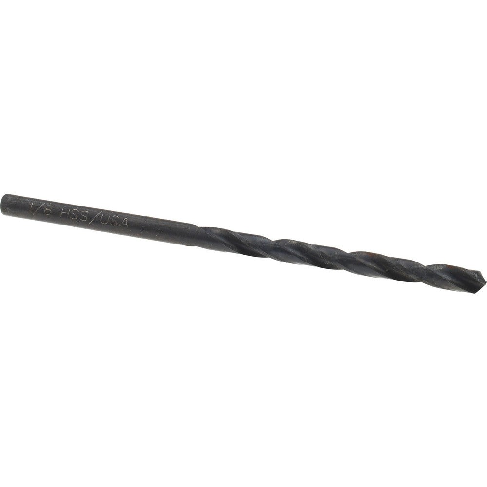 Titan USA CD40008 Jobber Drill 1/8" Dia, 118 deg Point, High Speed Steel