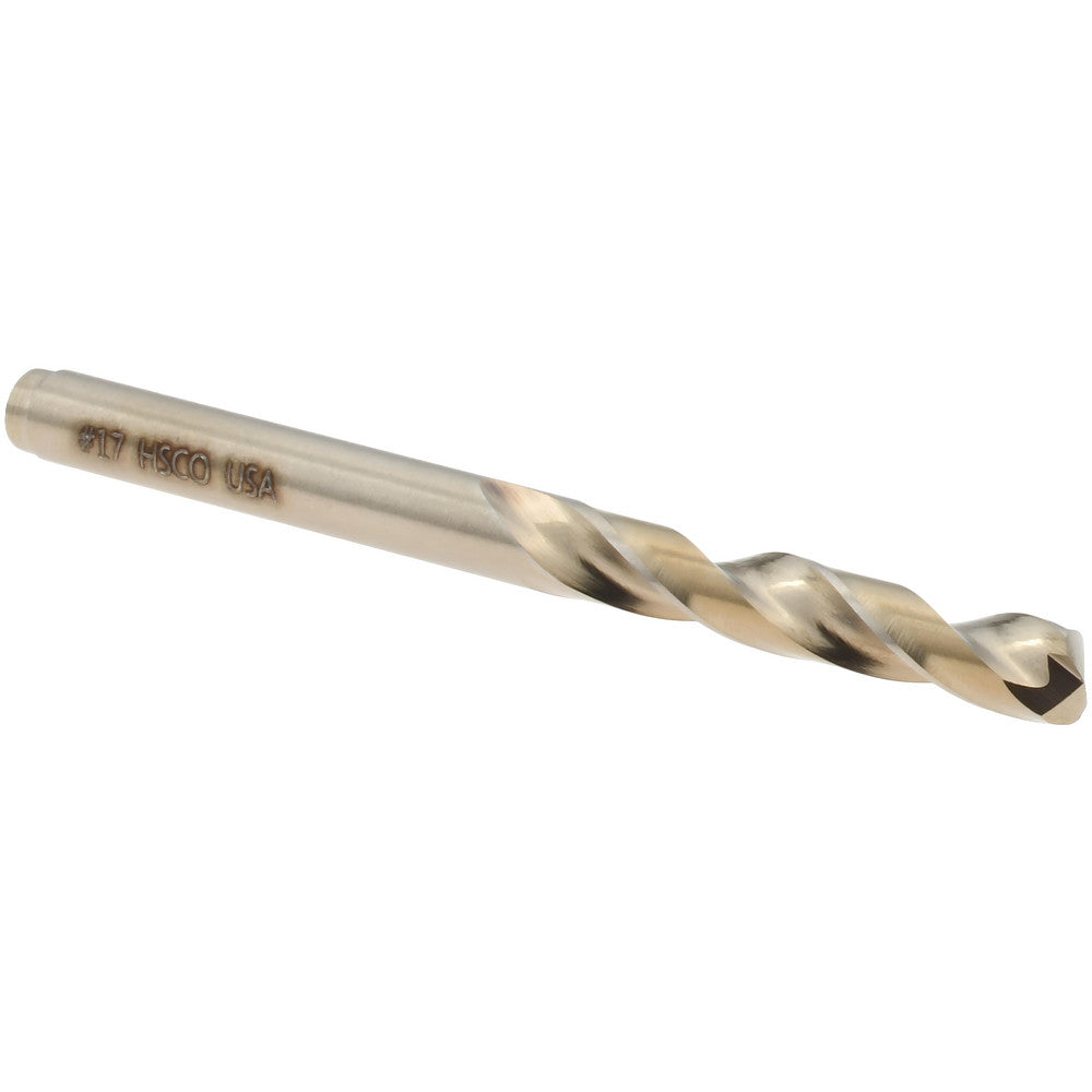 Titan USA CD32617 Screw Machine Length Drill Bit #17 (0.1730) Dia, 135 deg, Cobalt