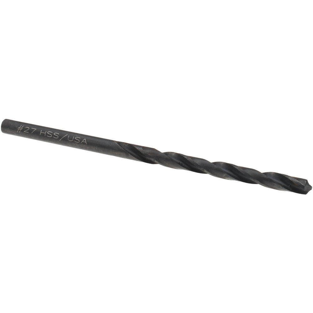 Titan USA CD40227 Jobber Length Drill Bit #27 (0.1440) Dia, 118 deg, HSS