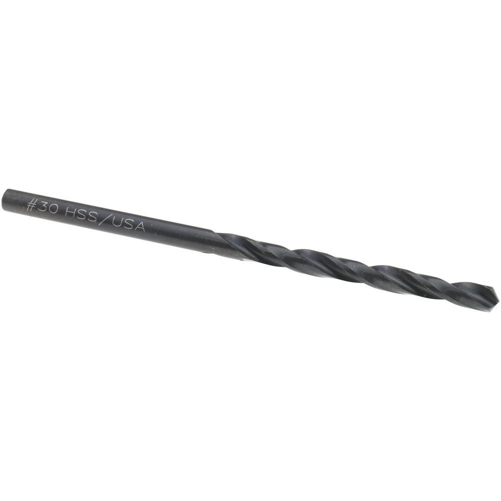 Titan USA CD40230 Jobber Length Drill Bit #30 (0.1285) Dia, 118 deg, HSS