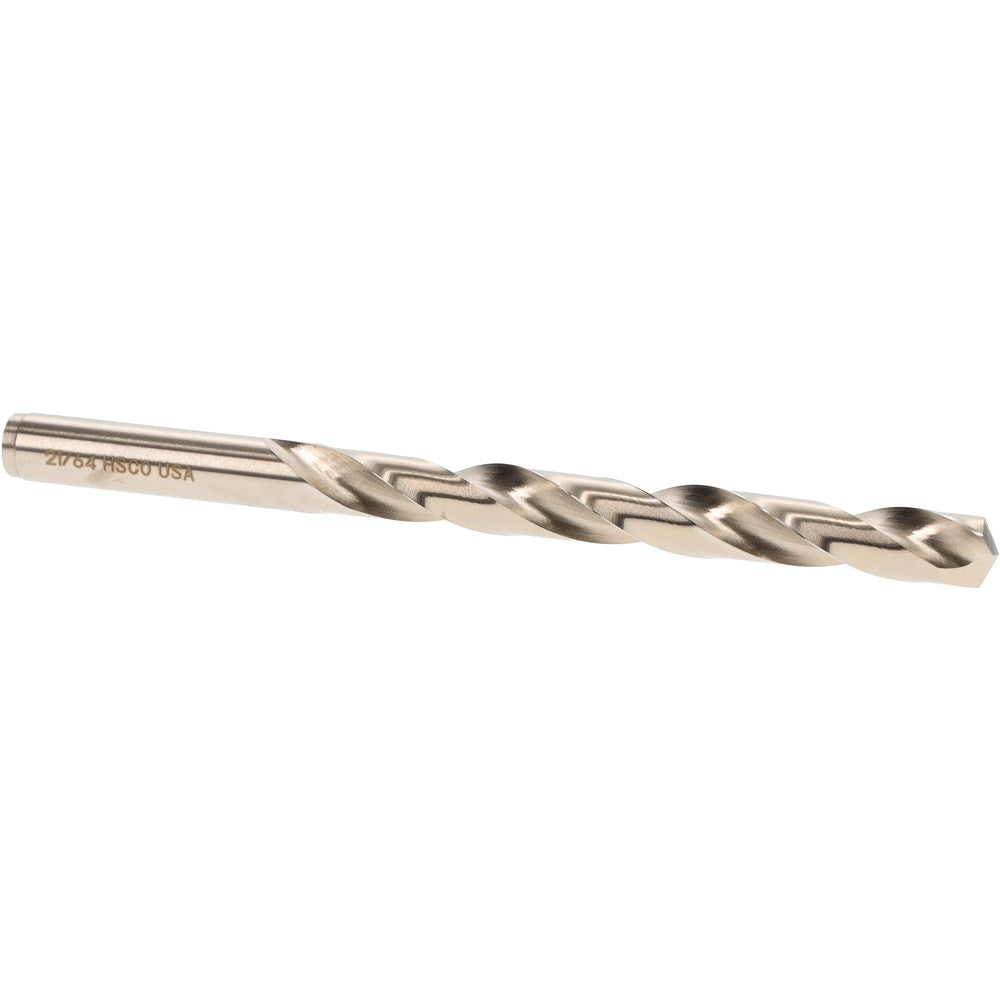 Titan USA CD50021 Jobber Drill 21/64" Dia, 135 deg Point, Cobalt