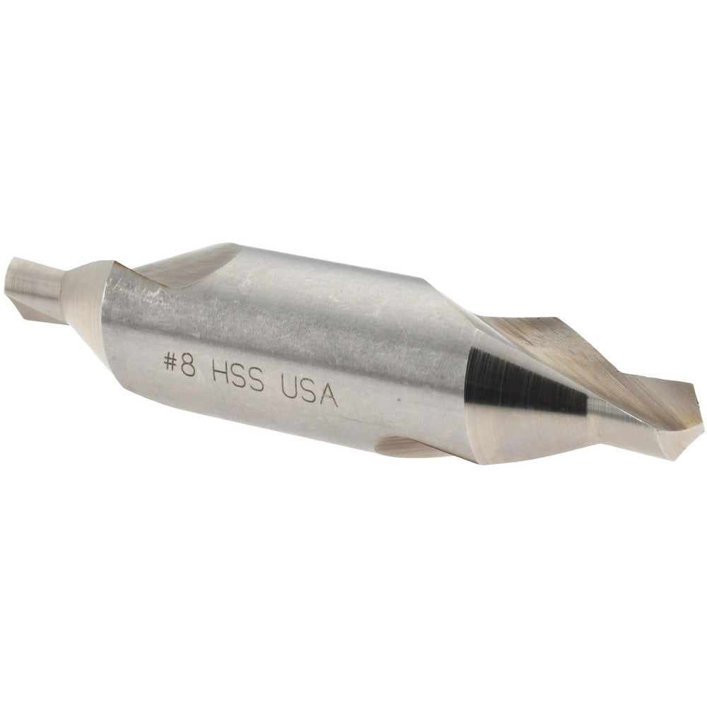 Titan USA CS10008 Combo Drill & Countersink #8, 3/4" Body Dia, 118°, High Speed Steel