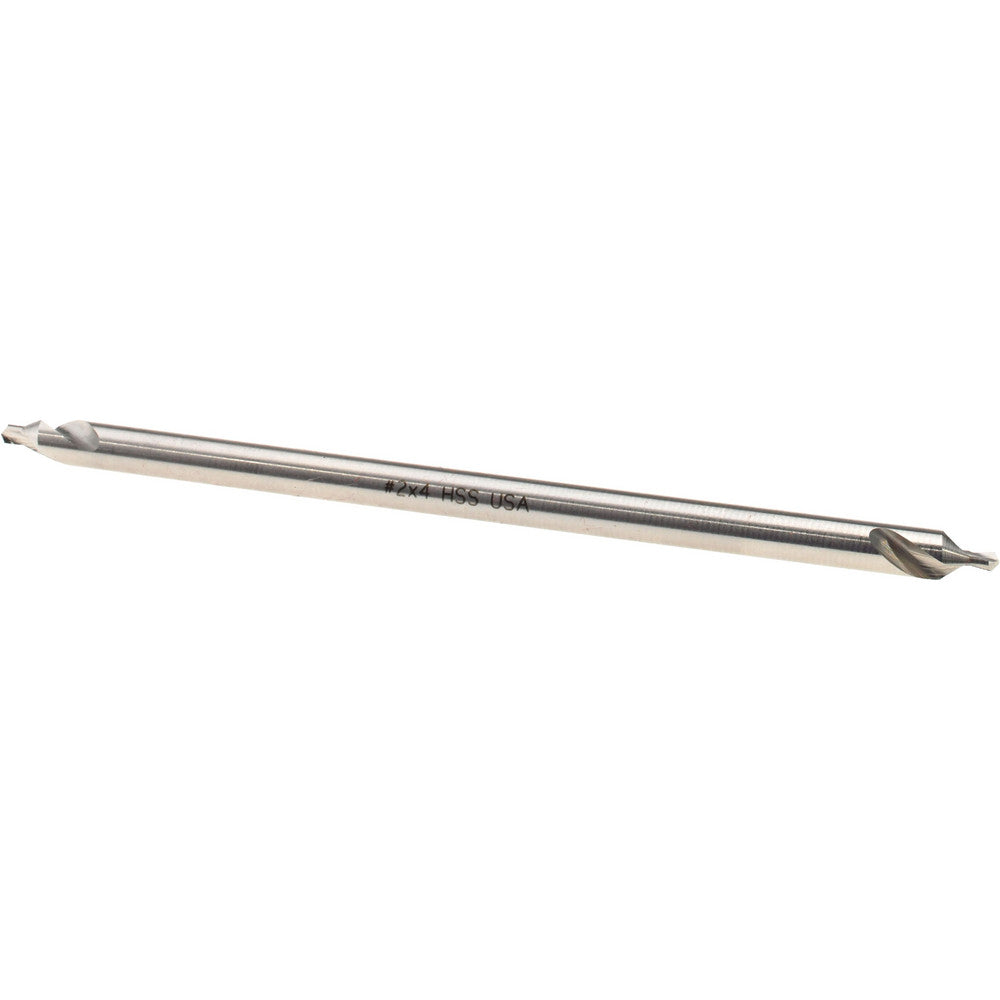 Titan USA CS50024 Combo Drill & Countersink #2, 3/16" Body Dia, 118°, High Speed Steel