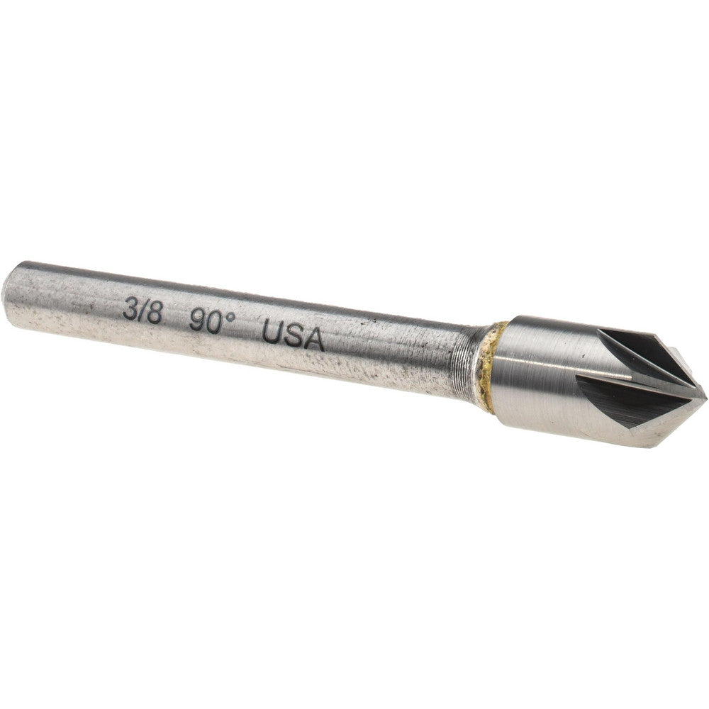 Titan USA CS36824 Countersink 3/8" Head Dia, 90.00 deg Included Angle, 6 Flute, Solid Carbide, Right Hand Cut