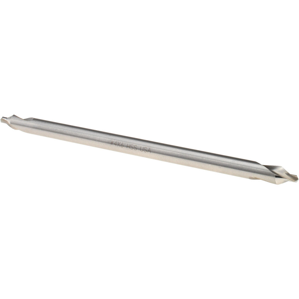 Titan USA CS50046 Combo Drill & Countersink #4, 5/16" Body Dia, 118°, High Speed Steel
