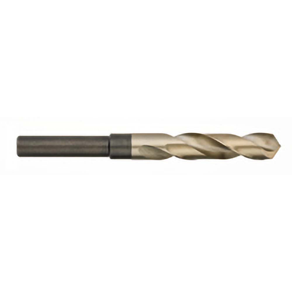 Titan USA SD93645 Reduced Shank Drill Bit 45/64" Dia, 1/2" Shank Dia, 135 deg Point, Cobalt
