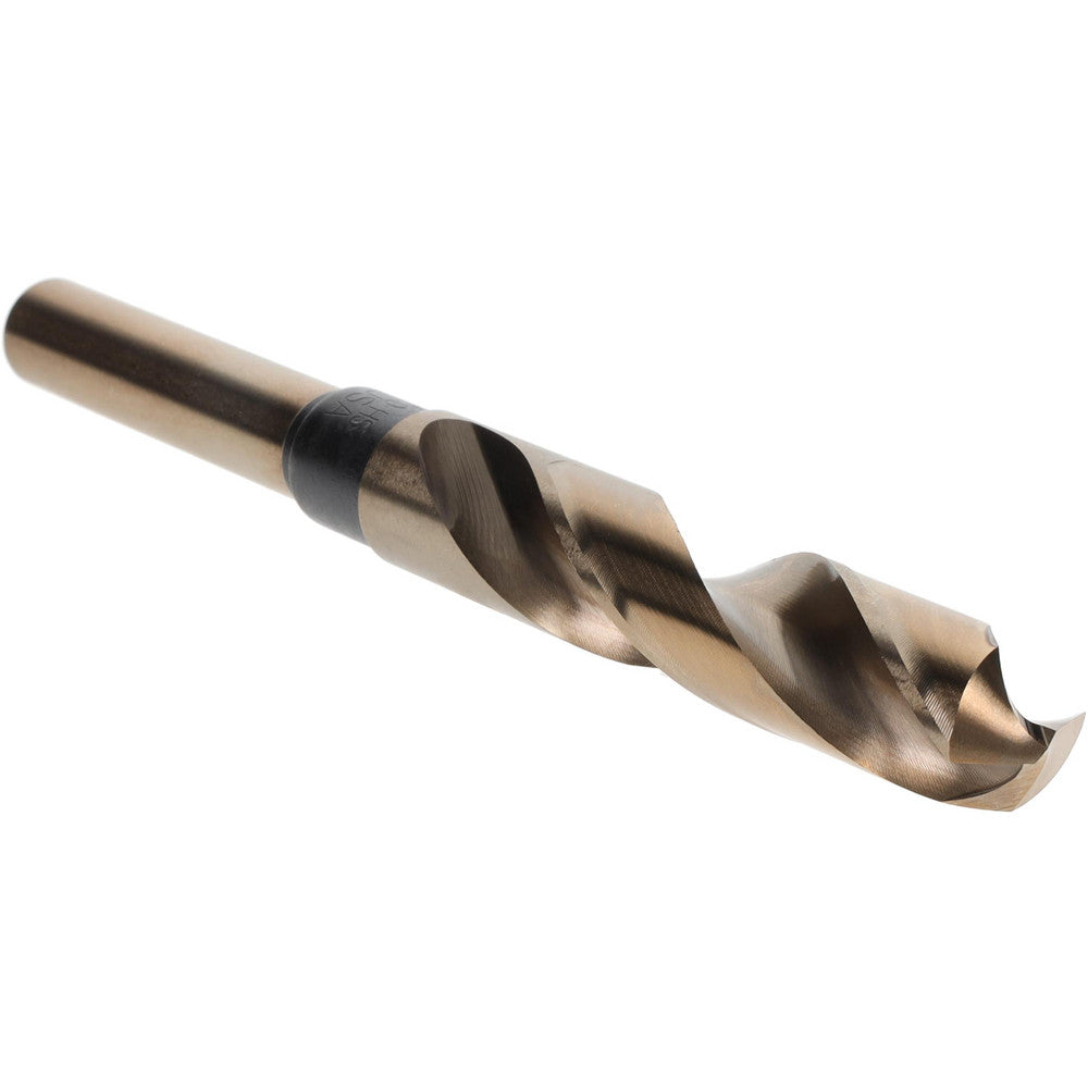 Titan USA SD93642 Reduced Shank Drill Bit 21/32'' Dia, 1/2'' Shank Dia, 135 °, Cobalt