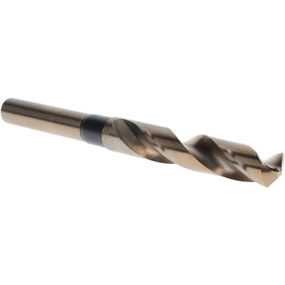 Titan USA SD93638 Reduced Shank Drill Bit 19/32'' Dia, 1/2'' Shank Dia, 135 °, Cobalt