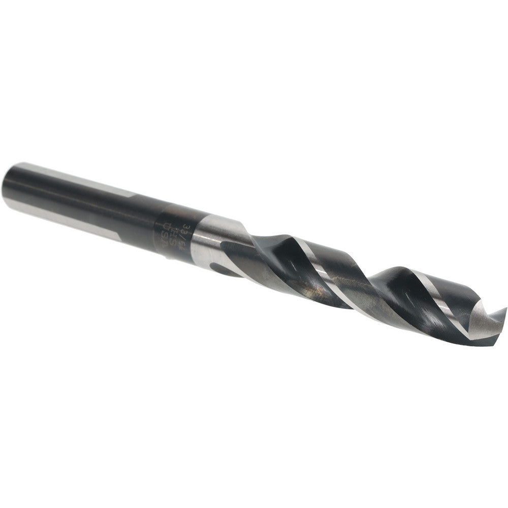 Titan USA SD92533 Reduced Shank Drill Bit 33/64" Dia, 1/2" Shank Dia, 118 deg Point, High-Speed Steel