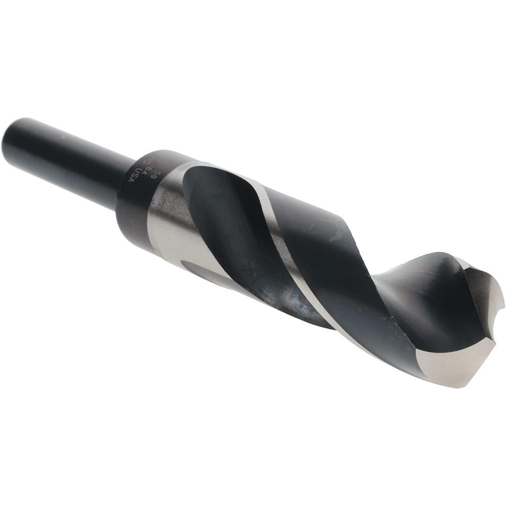 Titan USA SD91459 Reduced Shank Drill Bit 59/64'' Dia, 1/2'' Shank Dia, 118 °, High Speed Steel