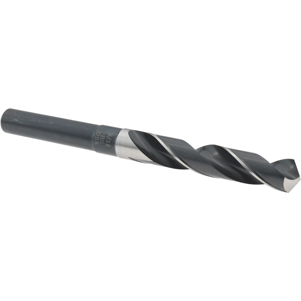 Titan USA SD91436 Reduced Shank Drill Bit 9/16" Dia, 1/2" Shank Dia, 118 deg Point, High-Speed Steel