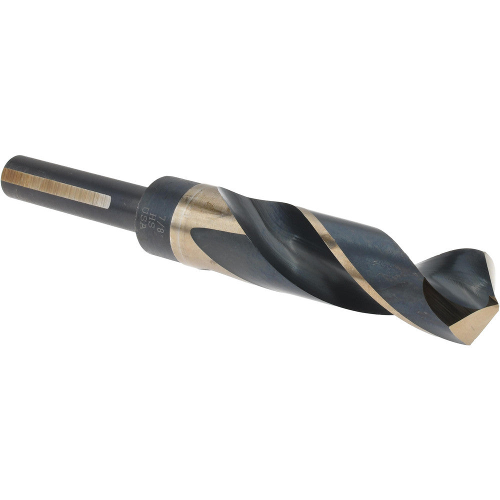 Titan USA SD94756 Reduced Shank Drill Bit 7/8'' Dia, 1/2'' Shank Dia, 118 °, High Speed Steel