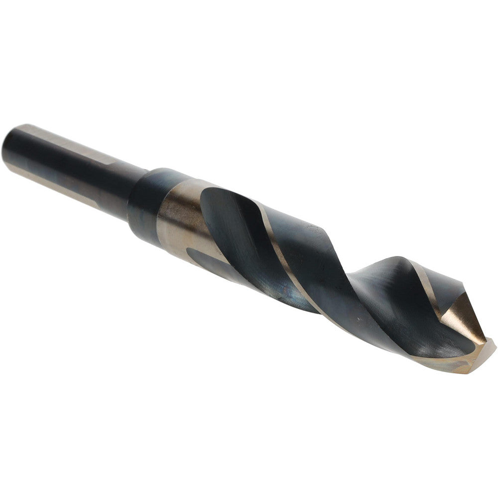 Titan USA SD94745 Reduced Shank Drill Bit 45/64" Dia, 1/2" Shank Dia, 118 deg Point, High-Speed Steel