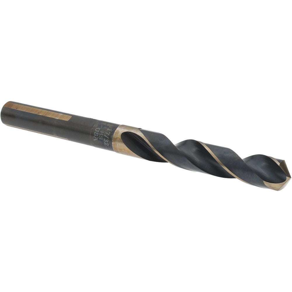Titan USA SD94734 Reduced Shank Drill Bit 17/32'' Dia, 1/2'' Shank Dia, 118 °, High Speed Steel