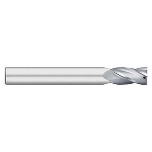 Titan USA TC15517 Square End Mill  0.2500" Dia, 1" LOC, 0.25" Shank Dia, 4" OAL, 4 Flutes, Solid Carbide