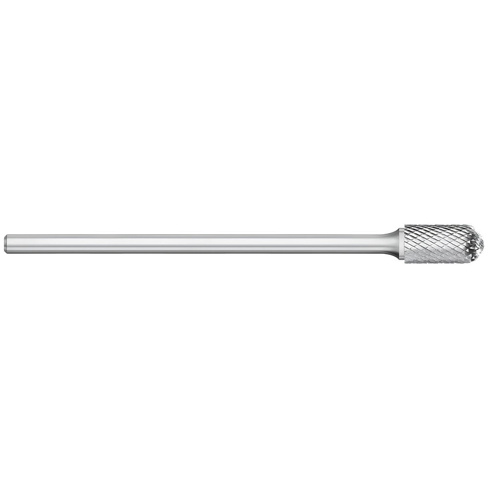Titan USA TB19572 Abrasive Burr SC-3L6, 3/8" Cut Dia, Ball Nose Cylinder, Double Cut