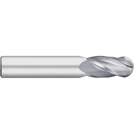 Titan USA TC11505 Ball End Mill 5/64" Dia, 1/4" LOC, 4 Flute, Solid Carbide