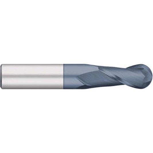 Titan USA TC11104 Ball End Mill 1/16" Dia, 1/4" LOC, 2 Flute, Solid Carbide