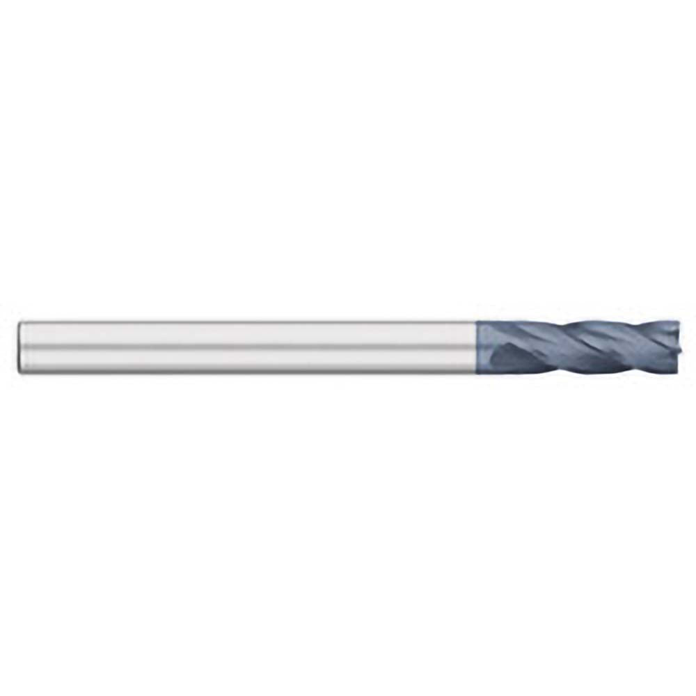 Titan USA TC17633 Square End Mill  0.5000" Dia, 3" LOC, 0.5" Shank Dia, 6" OAL, 4 Flutes, Solid Carbide