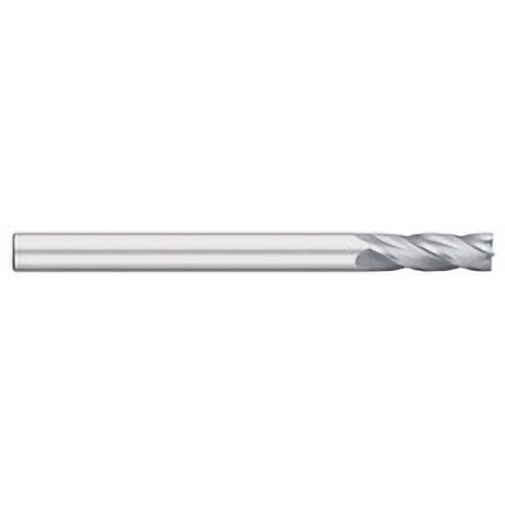 Titan USA TC17508 Square End Mill  0.1250" Dia, 1" LOC, 0.125" Shank Dia, 3" OAL, 4 Flutes, Solid Carbide