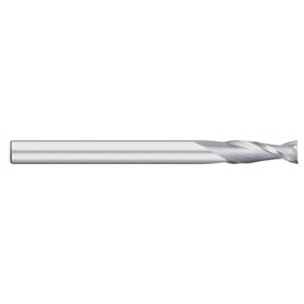 Titan USA TC17008 Square End Mill 1/8" Dia, 1" LOC, 2 Flutes, Solid Carbide