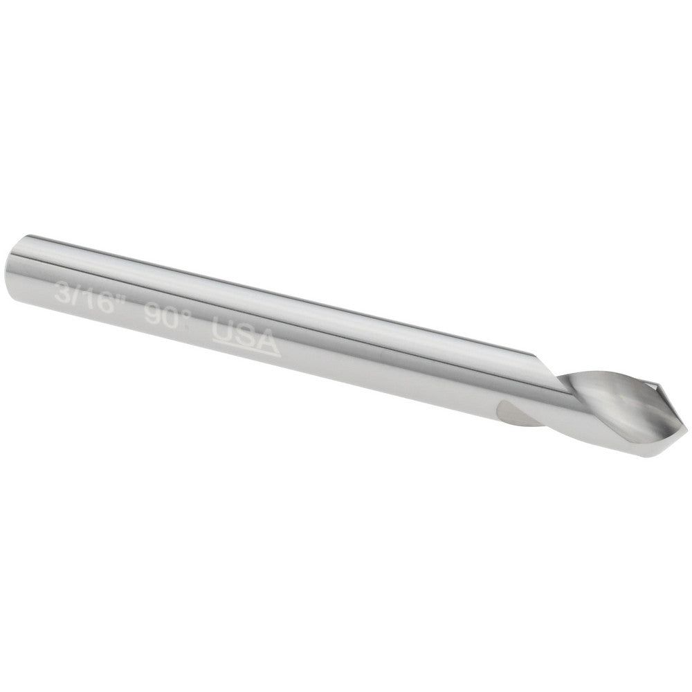 Titan USA TC18712 Spotting Drill 3/16" Dia, 90 &deg Point, 2" OAL, Solid Carbide