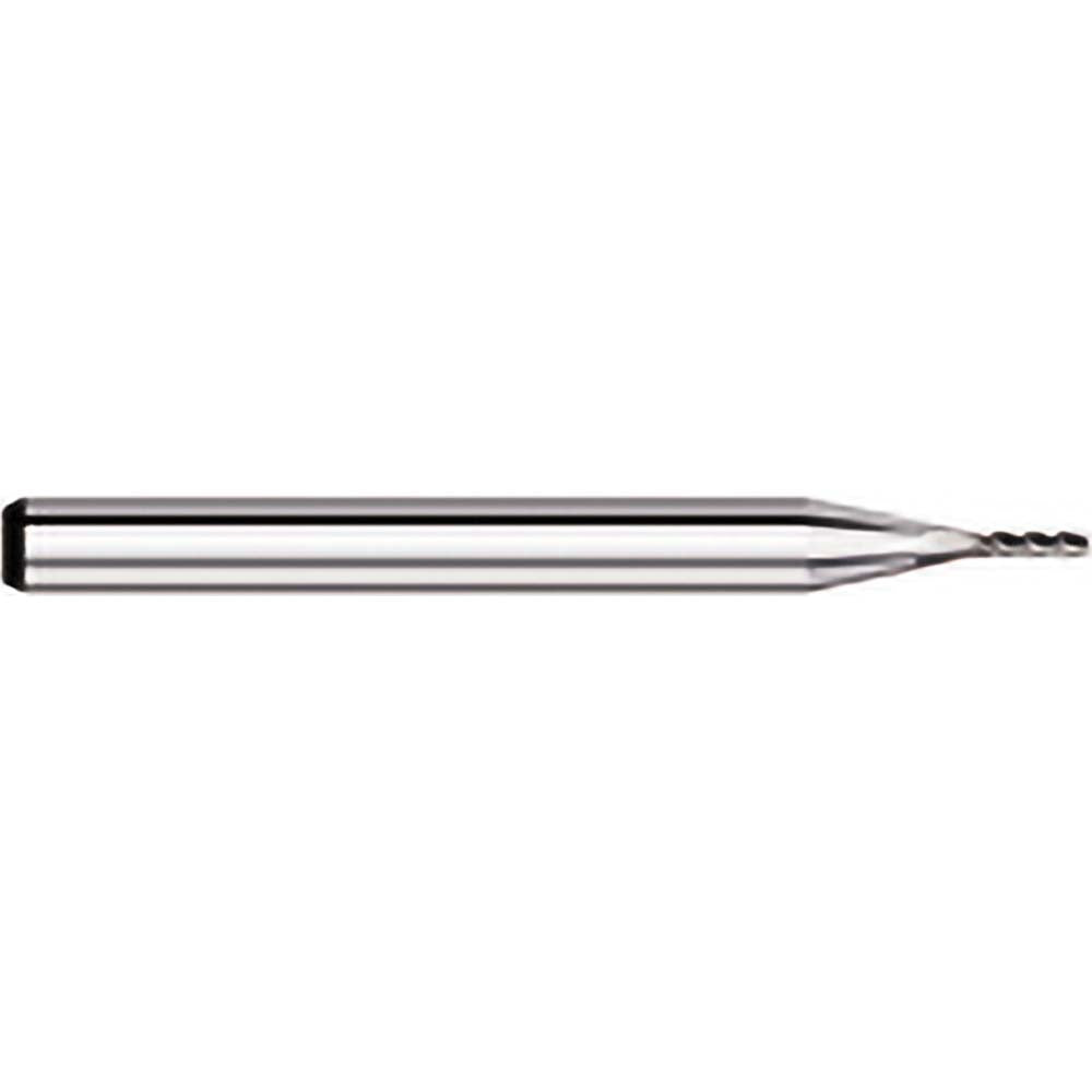 Titan USA TC58075 Square End Mill  0.0750" Dia, 0.225" LOC, 0.125" Shank Dia, 1.5" OAL, 4 Flutes, Solid Carbide