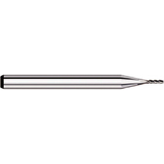 Titan USA TC58083 Square End Mill  0.0830" Dia, 0.249" LOC, 0.125" Shank Dia, 1.5" OAL, 4 Flutes, Solid Carbide