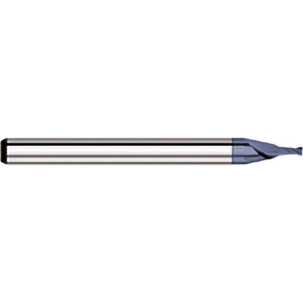 Titan USA TC52255 Square End Mill  0.0550" Dia, 0.083" LOC, 0.125" Shank Dia, 1.5" OAL, 2 Flutes, Solid Carbide