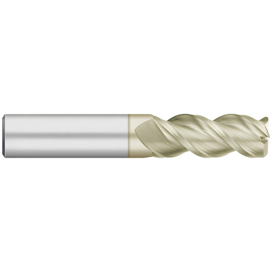 Titan USA TC65932 Corner Radius End Mill 1/2" Dia, 1-1/4" LOC, 0.04" Radius, 3 Flutes, Solid Carbide