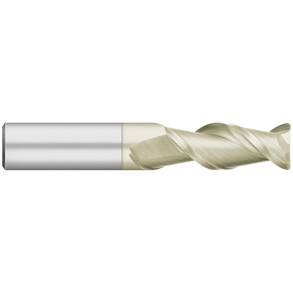 Titan USA TC64716 Corner Radius End Mill 1/4" Dia, 3/4" LOC, 0.5 mm Radius, 2 Flutes, Solid Carbide