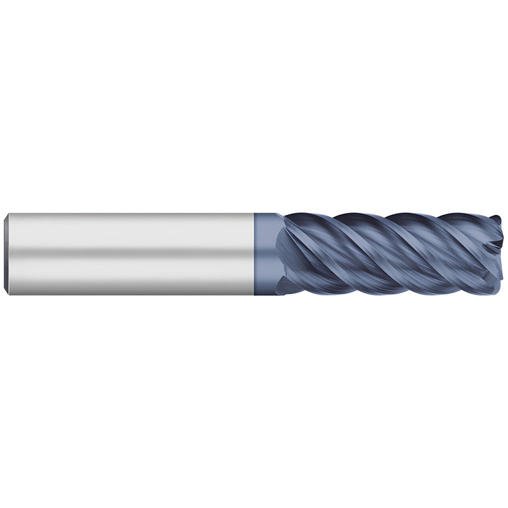 Titan USA TC63932 Corner Radius End Mill 1/2" Dia, 0.5000" Dia, 1.2500" LOC, 0.0400" Radius, 5 Flute, Solid Carbide