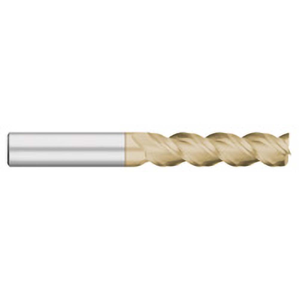 Titan USA TC63520 Square End Mill  0.3125" Dia, 1.375" LOC, 0.3125" Shank Dia, 3" OAL, 3 Flutes, Solid Carbide