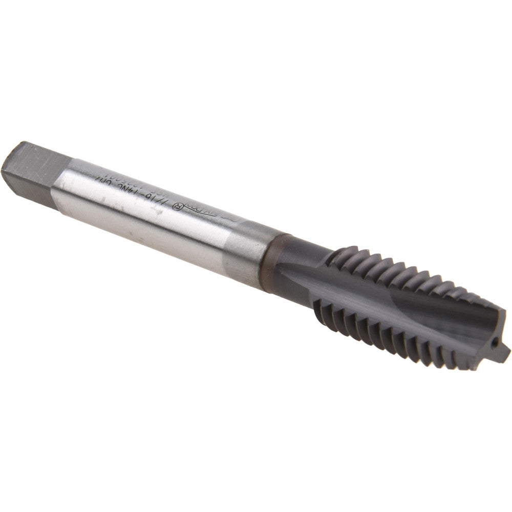 OSG 2842108 Spiral Point Tap 7/16-14 UNC, 3 Flutes, Plug Chamfer, HSS-E Vanadium, TiCN Coated