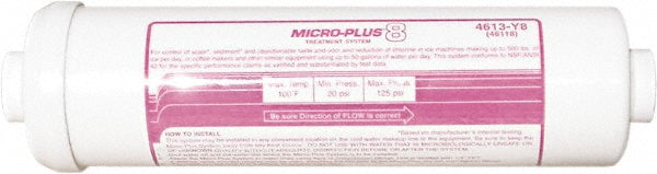 Nu-Calgon 4613-Y8 1/4 Inch Pipe, Inline Water Filter System with Disposable Filter and Quick Disconnect Fittings