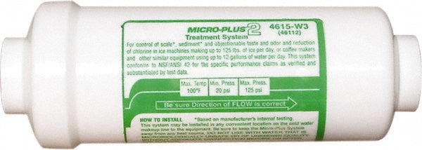 Nu-Calgon 4615-W3 1/4 Inch Pipe, Inline Water Filter System with Disposable Filter and Quick Disconnect Fittings