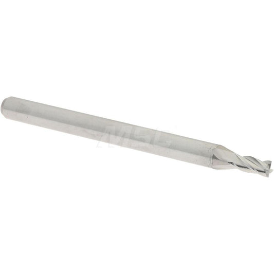 Accupro 07336738 Square End Mill 0.0787'' Dia, 0.1575'' LOC, 4 Flutes, Solid Carbide