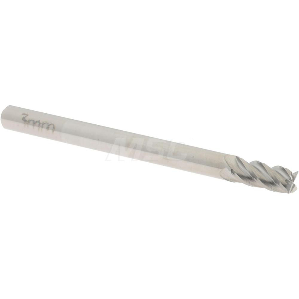 Accupro 07336753 Square End Mill 0.1181'' Dia, 0.2362'' LOC, 4 Flutes, Solid Carbide