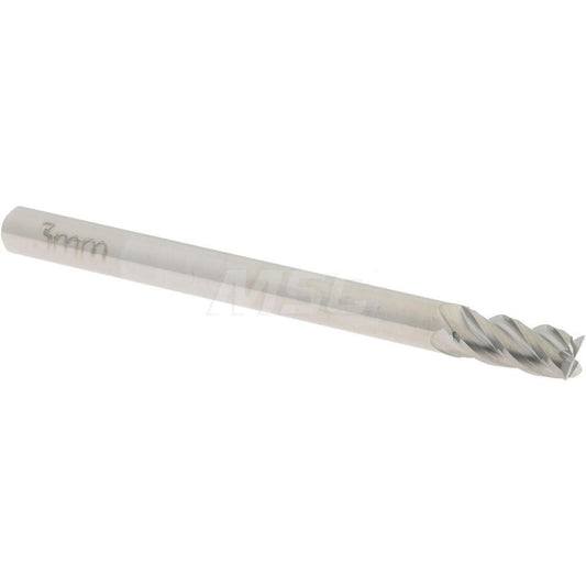 Accupro 07336753 Square End Mill 0.1181'' Dia, 0.2362'' LOC, 4 Flutes, Solid Carbide