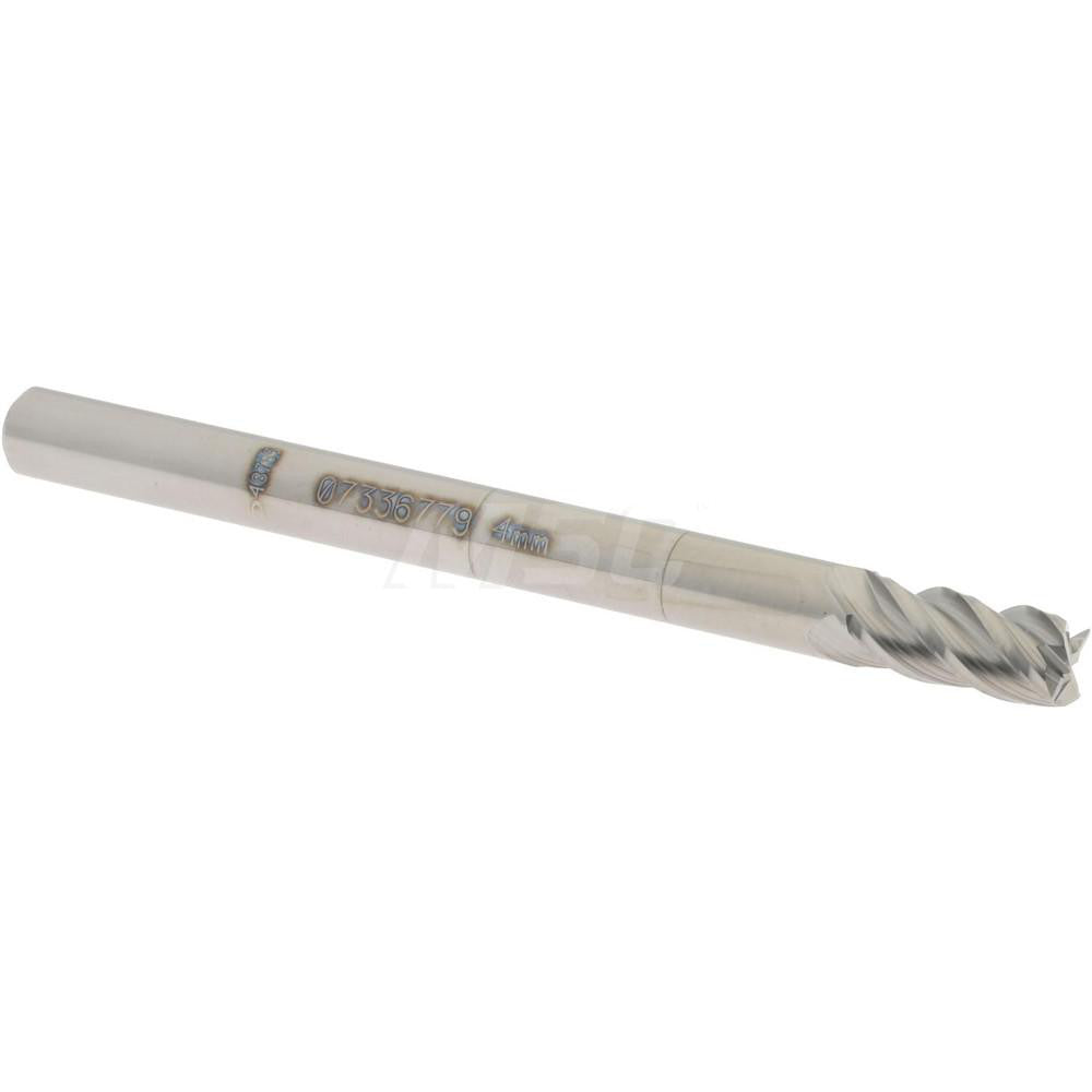 Accupro 07336779 Square End Mill 0.1575'' Dia, 0.315'' LOC, 4 Flutes, Solid Carbide
