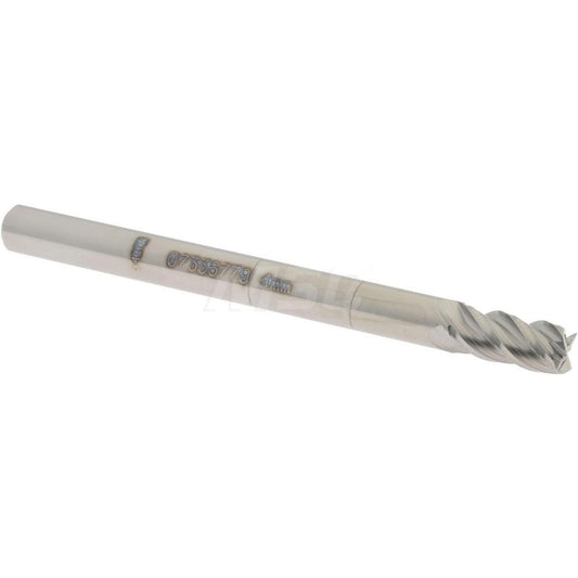 Accupro 07336779 Square End Mill 0.1575'' Dia, 0.315'' LOC, 4 Flutes, Solid Carbide