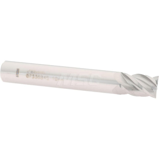 Accupro 07336845 Square End Mill 0.3937'' Dia, 0.5512'' LOC, 2-3/4'' OAL, 4 Flutes, Solid Carbide