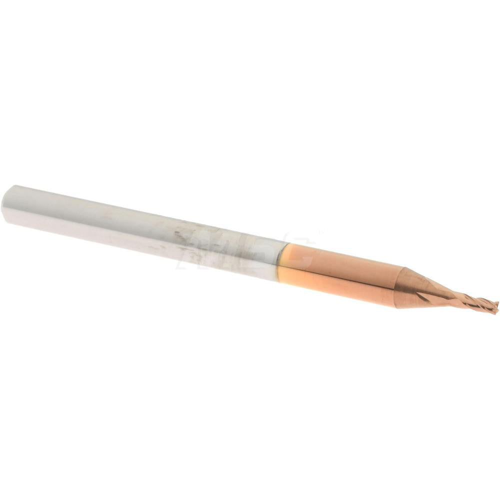 Accupro 07336878 Square End Mill 0.0394'' Dia, 0.0787'' LOC, 4 Flutes, Solid Carbide