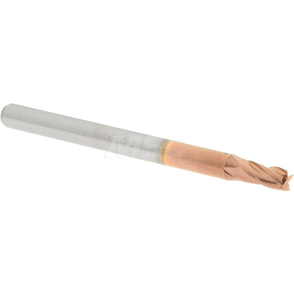 Accupro 07336902 Square End Mill 0.0984'' Dia, 0.1969'' LOC, 4 Flutes, Solid Carbide