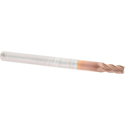 Accupro 07336928 Square End Mill 0.1378'' Dia, 0.2756'' LOC, 4 Flutes, Solid Carbide